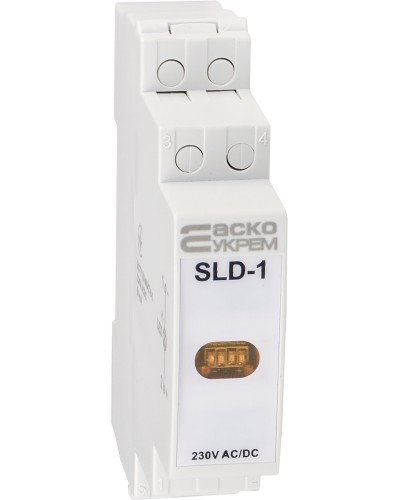 Модульный сигнальный индикатор 230V AC/DC SLD-1 желтый