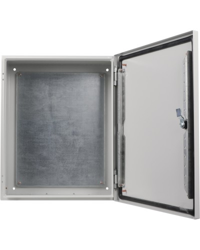 Корпус з монтажною панеллю металевий 50*40*20, IP65, серії UBox
