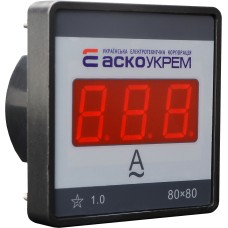 Цифровий амперметр АС 30А 80х80 (ЦА-8 LBN)