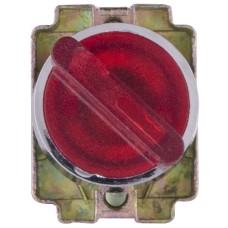 XB2-BK2465 Кнопка красная поворотная 2-поз. с подсветкой