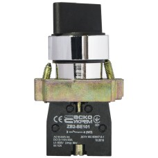 XB2-BD41 Кнопка поворотная 2-поз. с самовозвратом. Стандартная ручка