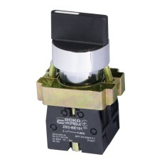 XB2-BD53 Кнопка поворотная 3-поз. с самовозвратом Станд. ручка