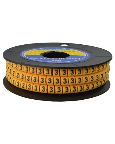 Маркировка EC-3 5,2-10,0 кв.мм2 "3"