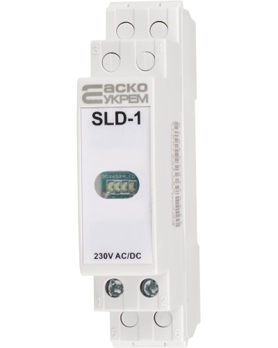 Модульный сигнальный индикатор 230V AC/DC SLD-1 белый