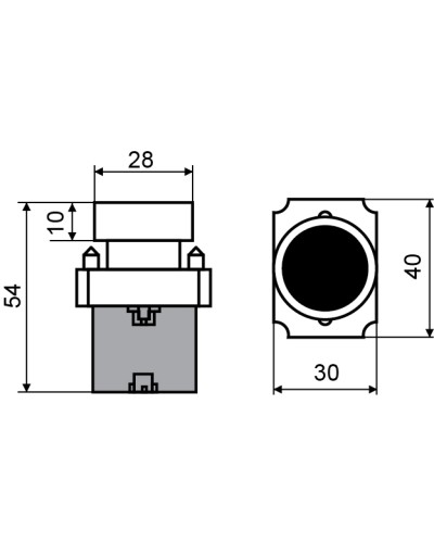 XB2-BA3351 Кнопка "Старт"