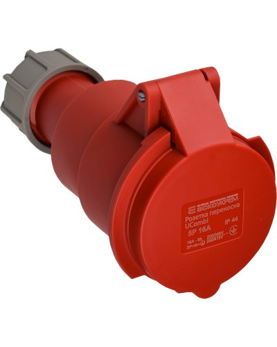 Розетка переносна серії UСombi 5P 16A IP 44
