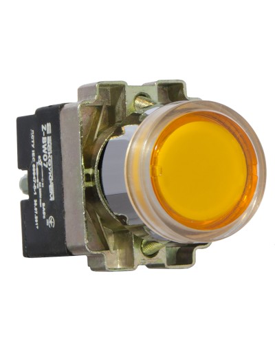 XB2-BW3571 Кнопка с подсветкой желтая