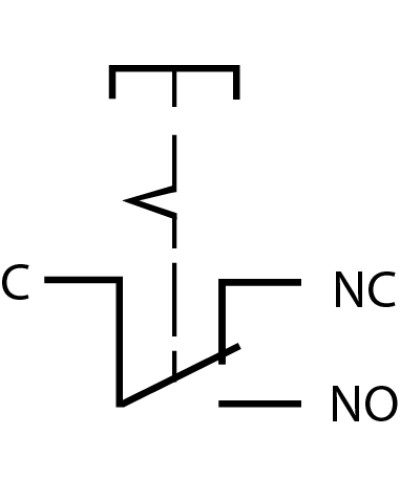 TY 19C-S11/1 Кнопка металлическая Возврат поворотом 1NO+1NC.