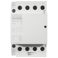 Модульний контактор MK-N 4P 32A 4NO 220V