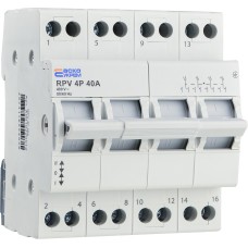 Ручной переключатель ввода (I-0-II) RPV 4P 40A АСКО