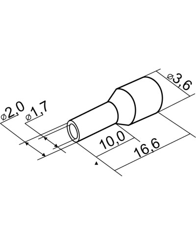 Наконечники трубчатые НТ 1,5-10 красные (100 шт.)