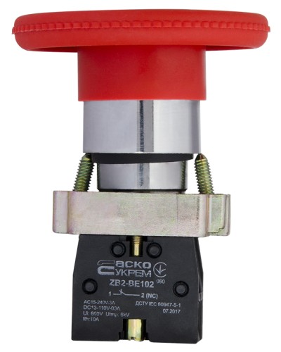 XB2-BS642 Кнопка безопасности. Возврат поворотом. d60mm
