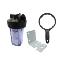 Колба BigBlue 10" Tiger Filtration прозора (плас.різьби/макс12атм) + картридж