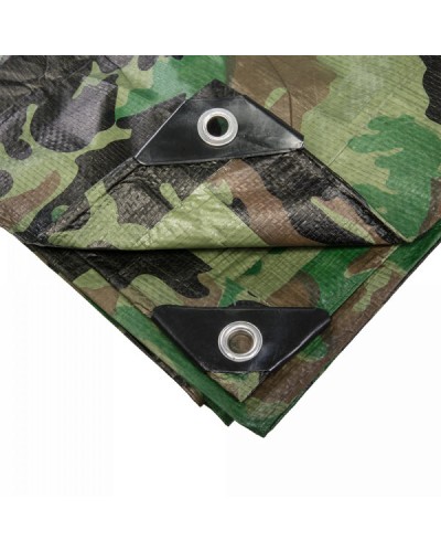 Тент камуфляж CAMOforest. 8х10м. 90 г/м². PLCF908/10