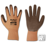 Рукавички захисні PERFECT GRIP BROWN латекс. розмір 8. RWPGBR8