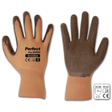 Рукавички захисні PERFECT GRIP BROWN латекс. розмір 8. RWPGBR8