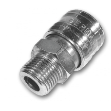 Коннектор пневматический "мама" РЗ 1/2". STAL-CHROM. SE3-4SM/STEEL