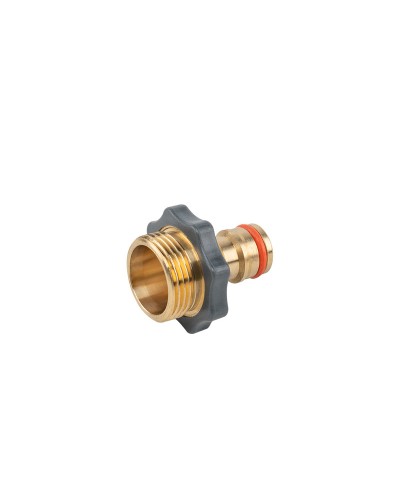 Адаптер латунний із зовнішньою різьбою 3/4", US різьба, BRASS SOFT, BR-S2185-US