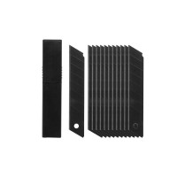 Сменные ломаные лезвия для ножей 18 мм, TITAN BLACK 10 шт., DIY-KN18-B