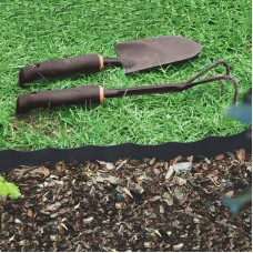 Бордюр волнистый газонный 9м х 20см. черный. OBFBK 0920