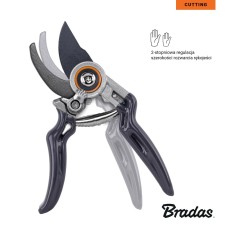 Секатор садовый, обводное лезвие из стали SK5, ALU, V-SERIES, KT-V1041