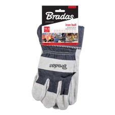 Защитные перчатки кожаные IRON BULL. размер 10½. RWIB105