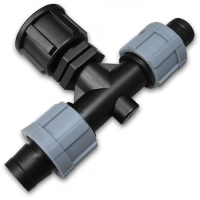 Трійник крапельна стрічка х2 / різьба внутрішня 1/2". DSTA05-12L