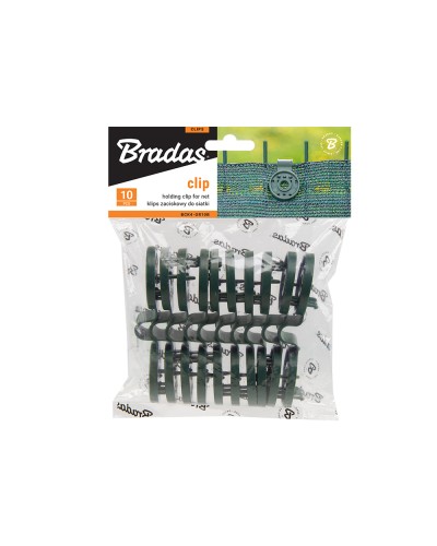 Зажим BUNGEE CORD CLIPS, 10 шт., зелений, BCK4-GR10B
