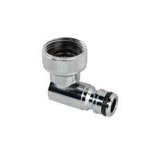 Соединитель для крана 3/4", РО, поворотный, латунь/хром, GKK002234