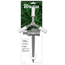 Ороситель вращающийся 3-х рожковый пластиковый WHITE LINE. блистер. WL-6107