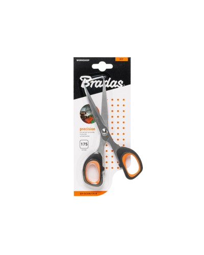 Ножницы универсальные PRECISION, 175 мм, HOME & GARAGE, DIY-SC208/175-B