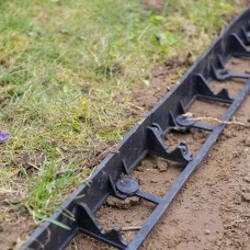 Бордюр садовый 58х1000мм, RIM-BORD, черный, OBRB58