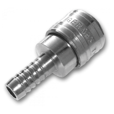 Коннектор пневматический "мама" со штуцером под шланг 12.5 мм. STAL-CHROM. SE3-4SH/STEEL