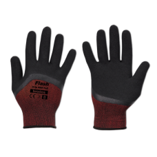 Рукавички захисні FLASH GRIP RED FULL латекс. розмір 8. RWFGRDF8