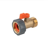 Кран запорный с внутренней и наружной резьбами 3/4", BRASS SOFT, BR-S2232