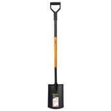 Лопата прямая с закаленным полотном из боросодержащей стали. KT-V2011