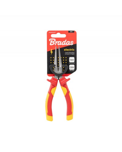 Круглі плоскогубці ELECTRIC, 165 мм, 1 кВ VDE, DIY-PL1016/6