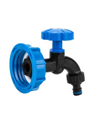 Набор IBC РО S60x6, кран, нейлон РЗ 1/2" на шланг 5/8", 1/2" + ниппель, IBCS60-WL-K112