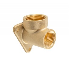 Настенное колено с 1/2"-3/4" РО, латунь, BR-323412