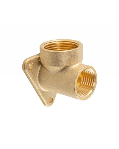 Настенное колено с 1/2"-3/4" РО, латунь, BR-323412