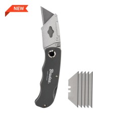 Универсальный складной металлический нож, лезвие 19мм, DIY-KN190201/B
