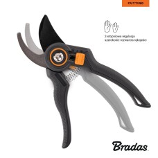 Секатор садовый, обводное лезвие из стали SK5, V-SERIES, KT-V1029