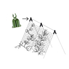 Угловой регулируемый соединитель для садовых опор 20мм. 4 шт.. TYLS20/4