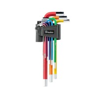 Набор шестигранных ключей HX 1,5-10 мм, 9 шт., мультиколор/длинные, DIY-HKH42-LO/B