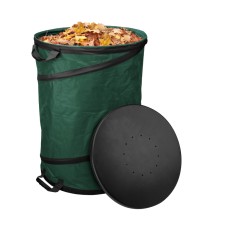 Садовая корзина POP-UP складная, автоматическое разложение, жесткое дно, 90 л., TQ-BSH90