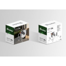 Катушка автоматическая со шлангом 1/2" 20м и аксессуарами WHITE LINE. WL-W6B20