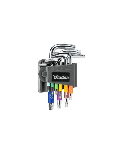 Набор ключей TORX TX 10-50 9 шт. мультиколор/короткие, DIY-HKT62-SH/B