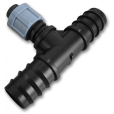 Тройник соединитель для трубки 25мм х2/капельная лента. DSTA04-25L