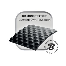 Нитриловые защитные перчатки, DIAMOND, размер XXL, 10-11, черный, RWJNDBC11