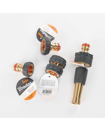 Коннектор, быстроразъемное соединение 1/2", BRASS SOFT, BR-S2120
